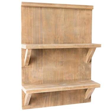 Imagem de Prateleiras flutuantes prateleira de parede estilo americano, prateleiras flutuantes retrô, prateleiras de armazenamento montadas na parede, decoração de parede de madeira maciça, fácil de instalar