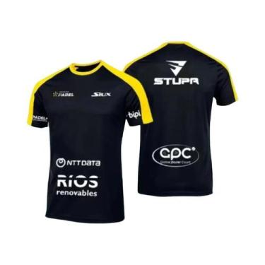 Imagem de Camiseta De Tênis Masculina De Verão Solta, Cor Sólida, Gola Redonda, 