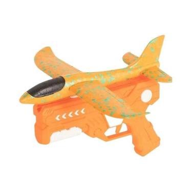 Imagem de Brinquedo De Avião De Espuma Para Crianças Com Lançador De Arma De Eje