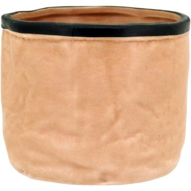 Imagem de Cachepô 10X12X12Cm Cerâmica Bege