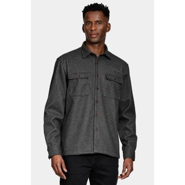 Imagem de Camisa Aramis Manga Longa Overshit Cinza-Masculino