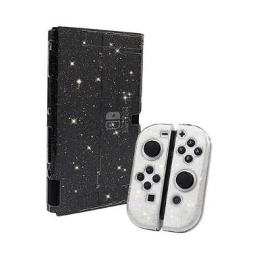 Imagem de Capa Protetora Brilhante De TPU E PC Para Console Nintendo Switch OLED