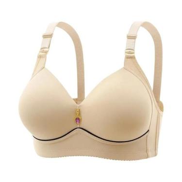 Imagem de Sutiã Feminino plus Size Confortável, Respirável, Não Magnético, Com B