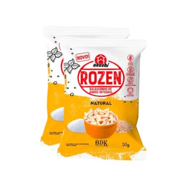 Imagem de Kit 2X: Salgadinho Arroz Integral Rozen Natural Okoshi 50g