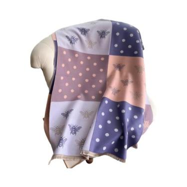 Imagem de Cachecol Feminino Grosso E Quente De Caxemira, Xale De Luxo Para Inver