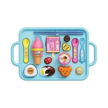 Imagem de Conjunto De Brinquedos De Alimentação De Pudim De Morango Para Meninas