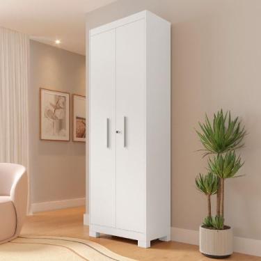 Imagem de Armário Multiuso ACP Móveis Iris Plus 2 Portas com Chave, Branco