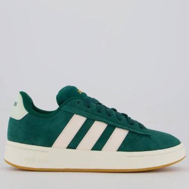 Imagem de Tênis Adidas Grand Court Alpha Feminino Verde, 35
