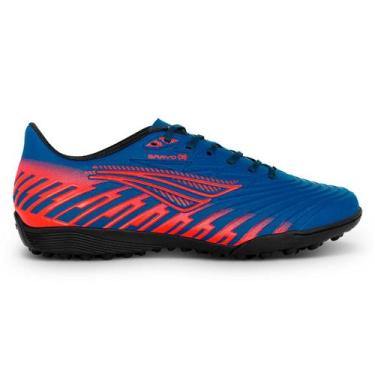 Imagem de Chuteira Society Penalty Bravo Y-3.0 Oficial Original, Marinho, Vermel