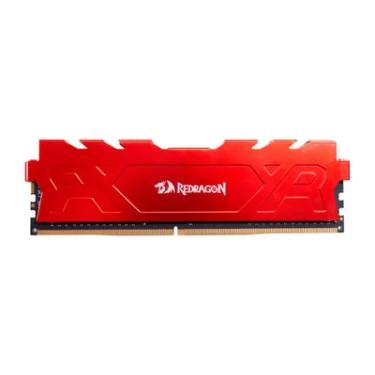 Imagem de Memória DDR4 Redragon Rage, 16GB, 3200MHz, CL16, Red, Gm-702
