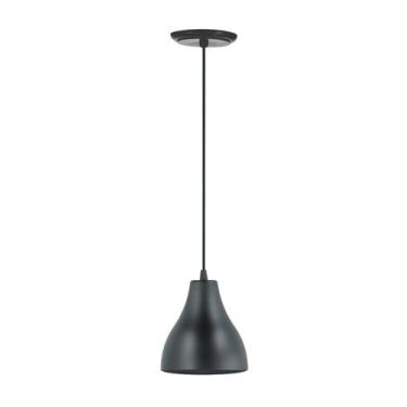 Imagem de Pendente Luminária de teto Lustre Preto Moderno Bancada 311 - Click In