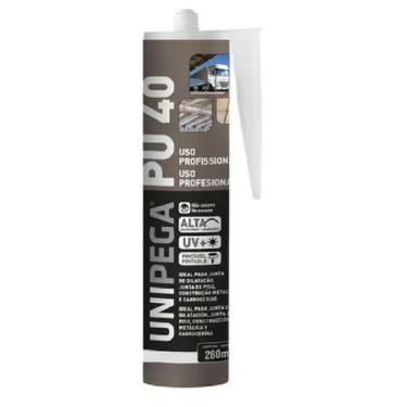 Imagem de Adesivo PU40 Preto 280ml - Unipega