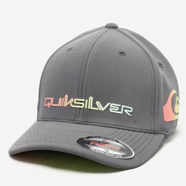 Imagem de Boné Quiksilver Aba Curva Gradient Type Holmes Dark S26 Gray, P, Cinza