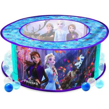 Imagem de Piscina De Bolinha Infantil 100 Bolinhas Princesa Frozen - Líder Brinq