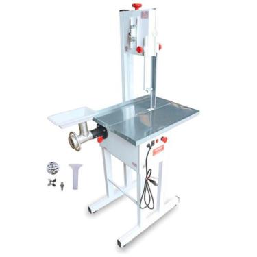 Imagem de Serra Fita Mesa Móvel Bigolar 2,06m Inox com Moedor Boca 10 1/2CV com 