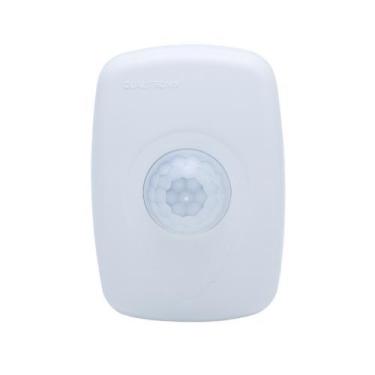 Imagem de Sensor De Presença Microcontrolado 180º Com Fotocélula Branco - Qualit