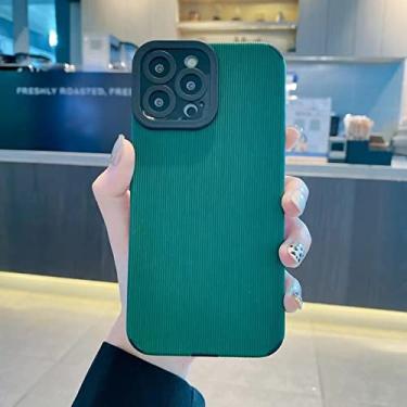 Imagem de Candy Colors Stripe Phone Case para iPhone 11 12 13 Pro Max XR XS MAX X 7 8 Plus Capa traseira macia à prova de choque, verde, para iphone 12