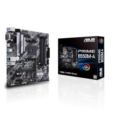Imagem de ASUS Placa mãe Prime B550M-A AMD B550 soquete AM4 Micro ATX DDR4-SDRAM
