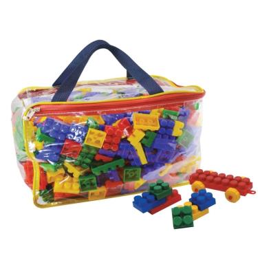 Imagem de Blocos de Montar 500 Peças Bricks Bolsa - Pais e Filhos