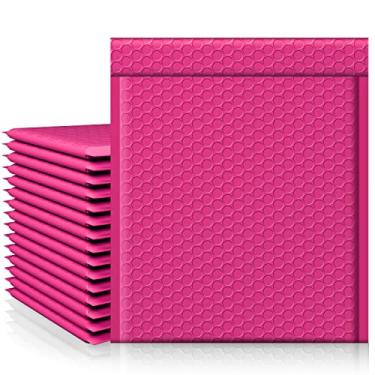 Imagem de Envelopes acolchoados Fuxury # 2 21,59 x 30,48 cm rosa bolhas, rosa, 8.5x12 25pcs