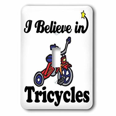 Imagem de 3dRose lsp_105680_1 I Believe in Triciclos Interruptor único