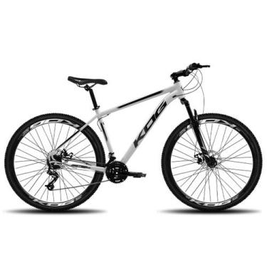 Imagem de Bicicleta Aro 29 KOG 24 Marcha Shimano Freio Hidráulico, Branco, Preto