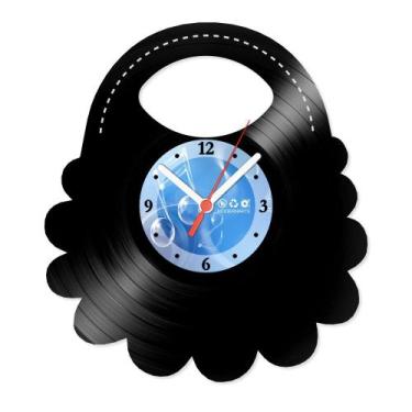 Imagem de Relógio De Parede Disco Vinil Infantil - Babador - VIN-023 - Modernart
