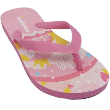 Imagem de Chinelo Molekinha Infantil Estampado, Rosa, Menina, 36
