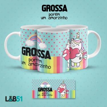 Imagem de Caneca unicórnio grossa, porém um amorzinho - LiveSub