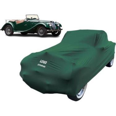 Imagem de Capa De tecido Com Logo Mg Tf Avallone Carro Antigo - Mz, Verde