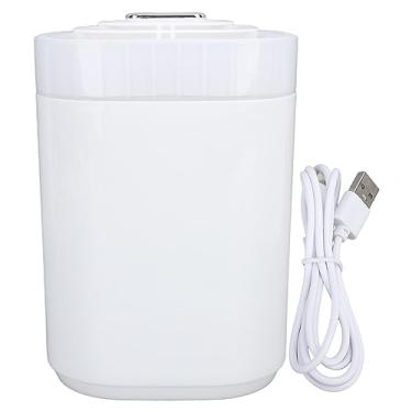 Imagem de Mini umidificador portátil Lua Branca de grande capacidade Quarto caseiro Umidificador Desktop RGB Luz ambiente 3L ABS USB tipo C