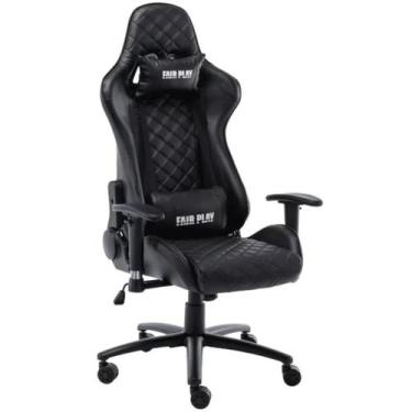 Imagem de Cadeira de Escritório Gamer Fair Play Estofada em PU - Tatu Bola Móvei