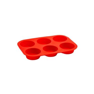 Imagem de Forma Muffin Silicone Flexível Fácil Desenformar Cupcakes