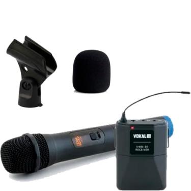 Imagem de Microfone Sem Fio 1 Mão Vokal Vwb30 Gravação Externas Camera