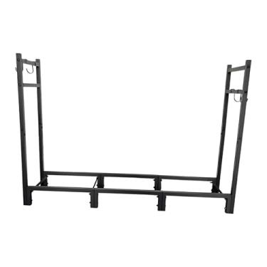Imagem de XLWLLNJ Suporte Empilhável para Lenha de Alta Resistência para Lareira de Madeira 114x25x80 Cm