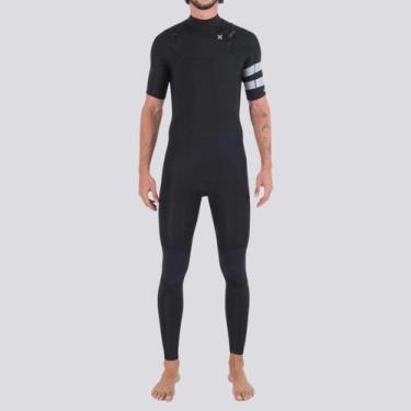 Imagem de Long John Hurley Advantage 2/2MM Full Suit Manga Curta Preto, G