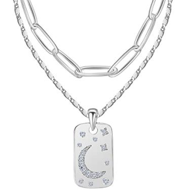 Imagem de Colar gargantilha de ouro para mulheres banhado a ouro 14 k com pingente retangular baguete e coroa de papel em forma de espinha de peixe, cristal, zircônia cúbica plana, conjunto com 2 peças, Latão, Zircônia cúbica,