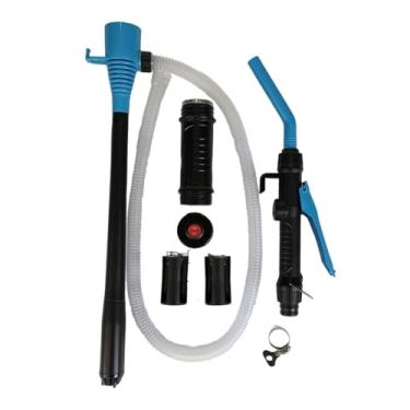 Imagem de MotiveTech Bomba de Transferência de óleo-combustível, Ferramenta Universal de Extração de Fluido Controlável, Ferramenta de Troca de Fluido de óleo de Embreagem, Branco, Azul