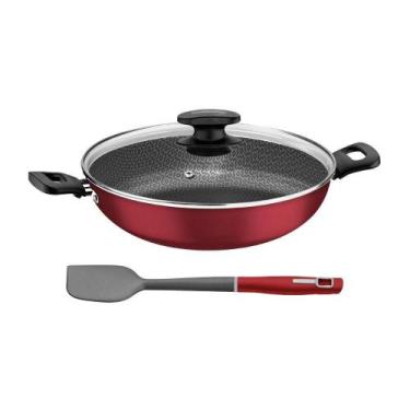 Imagem de Panela Wok 28Cm Loreto E Espátula De Silicone - Tramontina