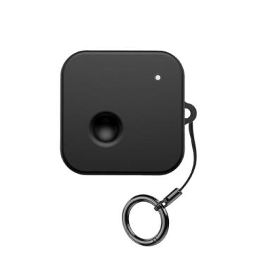 Imagem de Keminsung Capa compatível com Nothing Ear (3) protetor de silicone com mosquetão (preto)