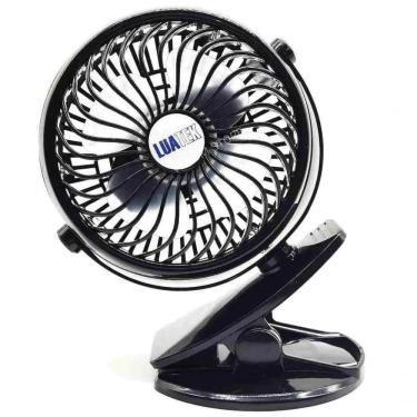 Imagem de Ventilador De Mesa Usb Mini Potente 3 Velocidade Recarregável Ls-910