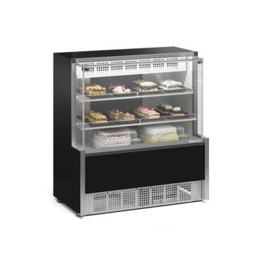 Imagem de Vitrine Refrigerada Dupla Função Gelopar 1,10 m Preto 220V GPEA-110R