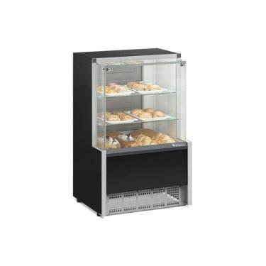 Imagem de Vitrine Neutra Gelopar Preta 75cm Bivolt MPNA-075R