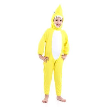 Imagem de Fantasia Tubarão Baby Amarelo - Sulamericana, Unica, GG