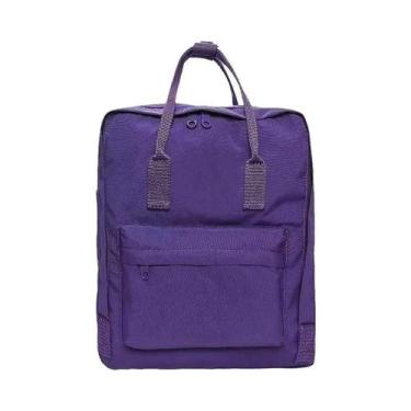 Imagem de Mochila De Lona Impermeável Para Laptop Feminina Clássica E Confiável 