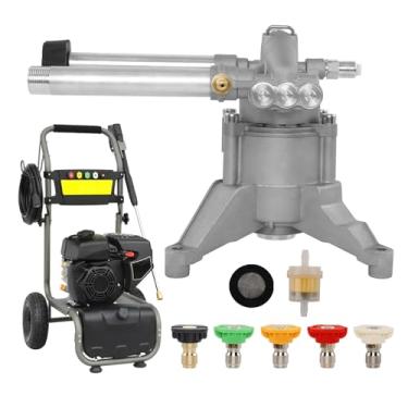 Imagem de Bomba de lavadora de pressão vertical de eixo de 7/20.3 cm para SRMW22G26-EZ 2.2G24, 2.2 2.5 GPM 2600-3000 PSI
