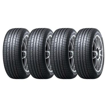 Imagem de Kit 4 Pneus Dunlop 195/55r15 85v Sport Fm800 Preto