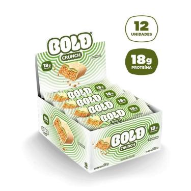 Imagem de Barra de Proteina Crunch - 12 Unidades 60g Pistache - Bold-Masculino