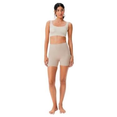 Imagem de Bermuda Plus Size Hering Em Microfibra Corte A Fio Feminina-Feminino