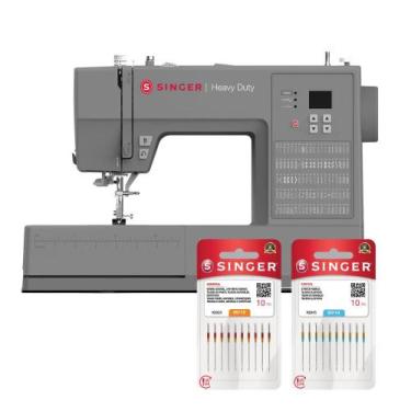 Imagem de Kit Máquina de Costura HD6605 e Blisters de Agulhas Bivolt - Singer